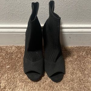 Catherine open toe heeled boots